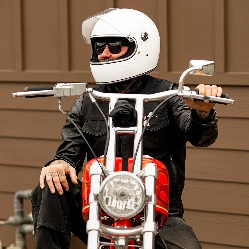 Biltwell ビルトウェル "GRINGO S" フルフェイスヘルメット Gloss White【装飾品】