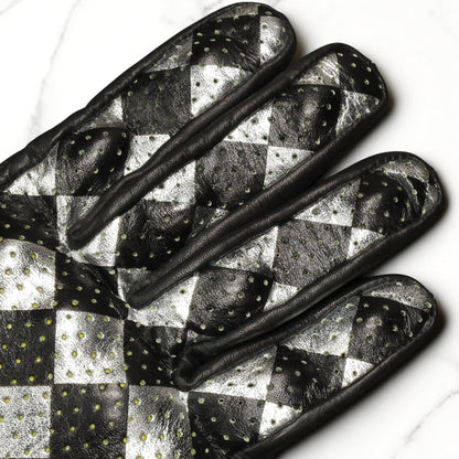 HOLYFREEDOM ホーリーフリーダム パンチングレザーグローブ "BULLIT TOTEM GLOVES" 【シルバー】