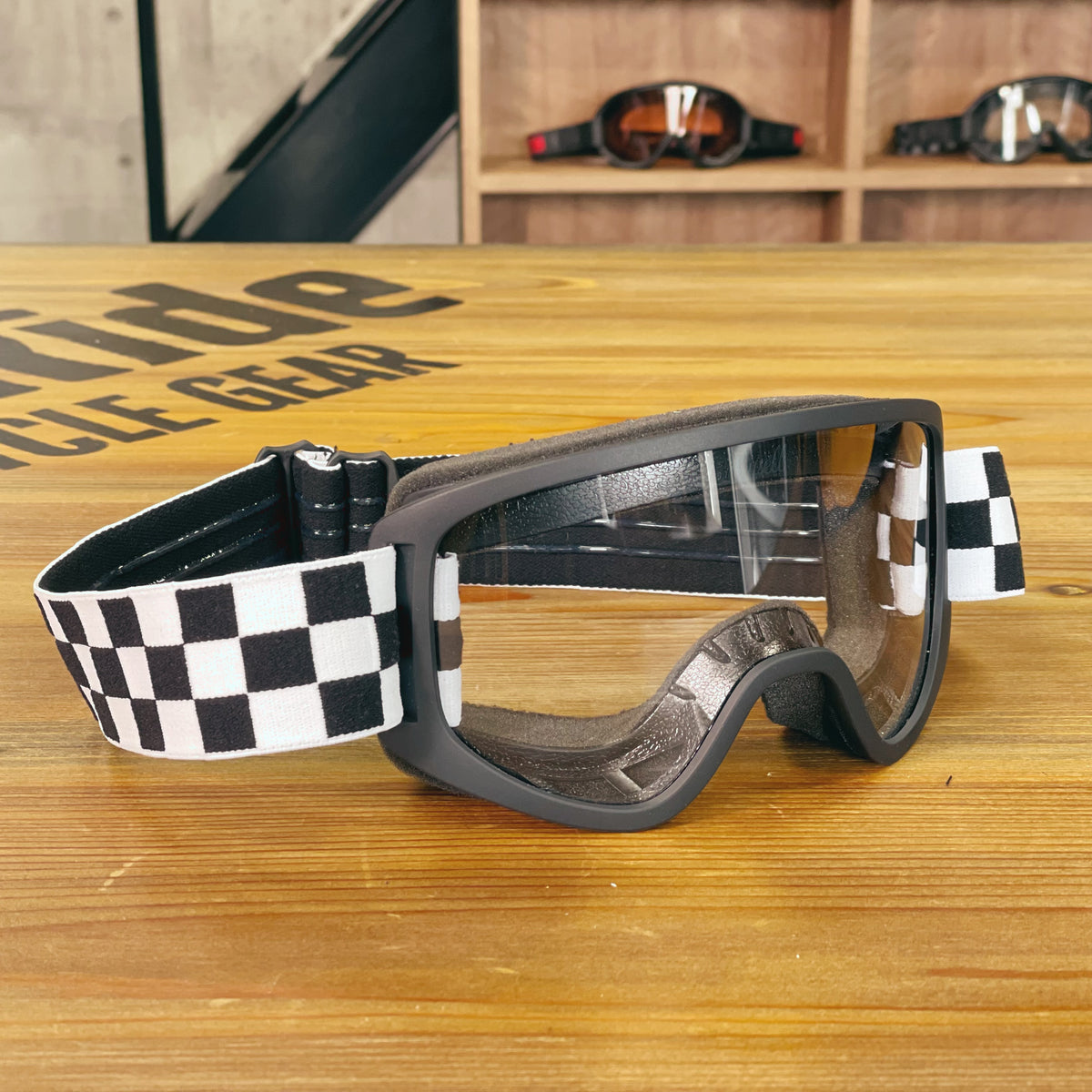 Biltwell ビルトウェル MOTO2.0 ゴーグル "Checkers Black"