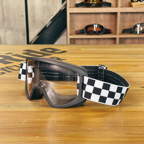 Biltwell ビルトウェル MOTO2.0 ゴーグル "Checkers Black"