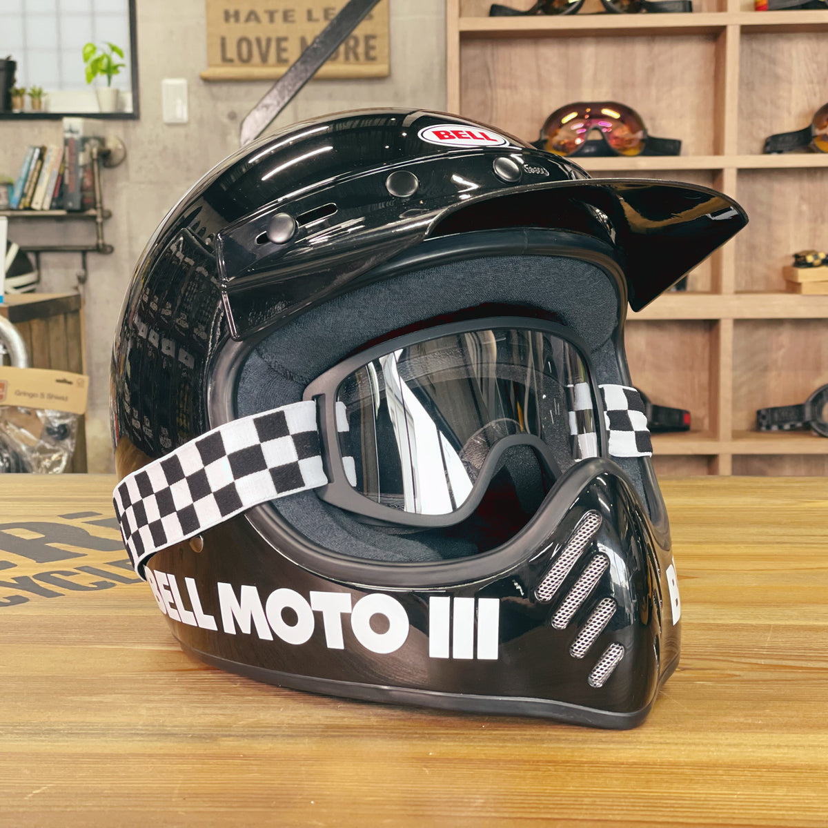 Biltwell ビルトウェル MOTO2.0 ゴーグル "Checkers Black"