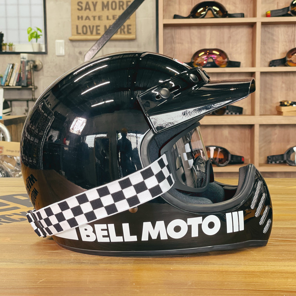 Biltwell ビルトウェル MOTO2.0 ゴーグル "Checkers Black"