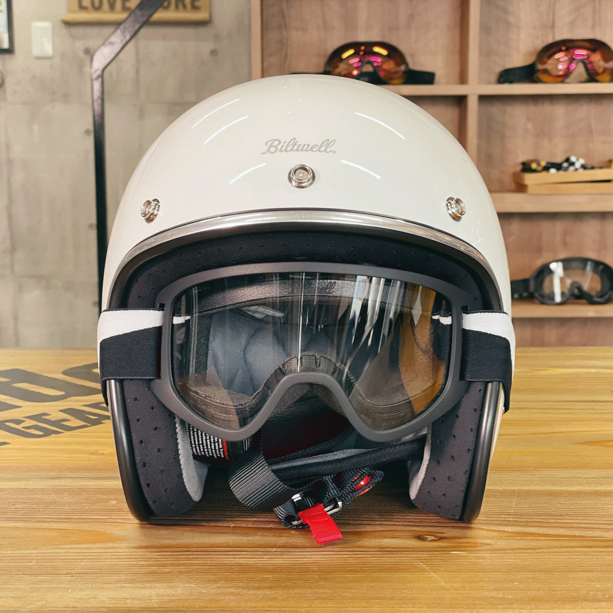 Biltwell ビルトウェル MOTO2.0 ゴーグル ボルト ブラック "Bolts Black"