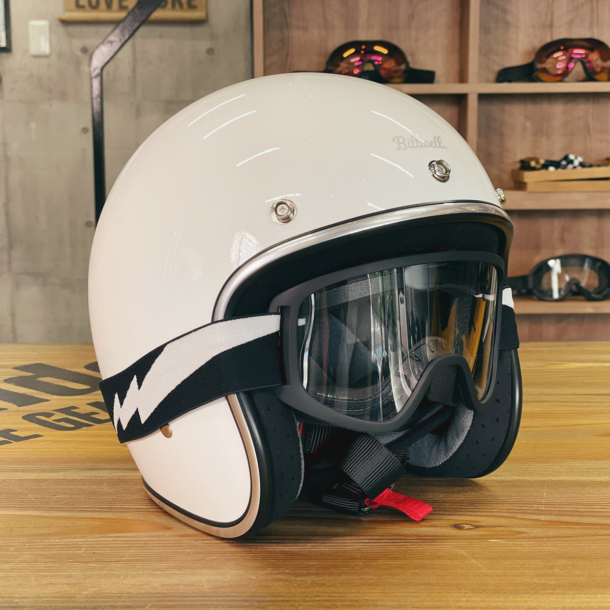 Biltwell ビルトウェル MOTO2.0 ゴーグル ボルト ブラック "Bolts Black"