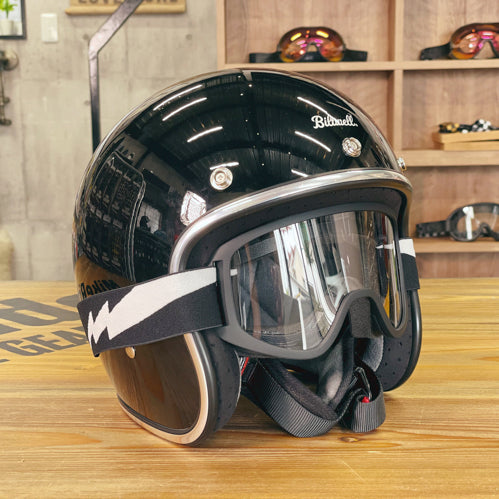 Biltwell ビルトウェル MOTO2.0 ゴーグル ボルト ブラック "Bolts Black"