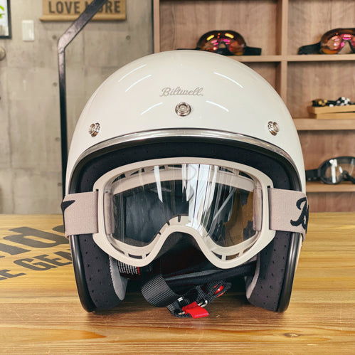 Biltwell ビルトウェル MOTO2.0 ゴーグル "Script Titanium"