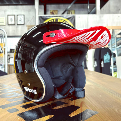 【13 1/2 サーティーアンドアハーフ】"Scum helmet peak" バイザー 4色