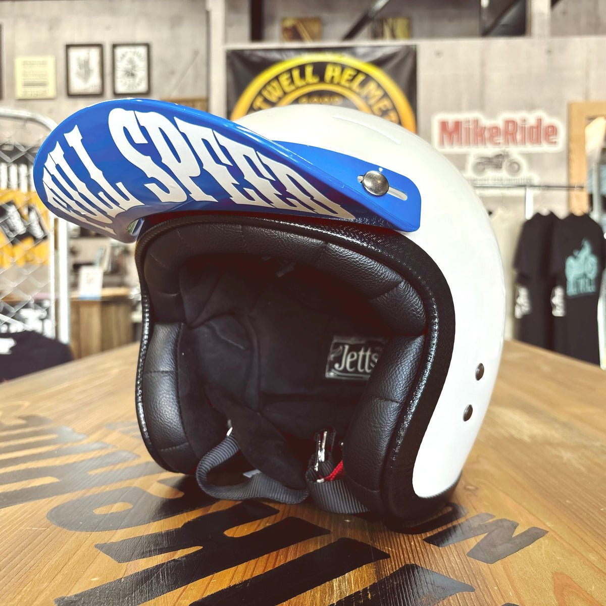 【13 1/2 サーティーアンドアハーフ】"Scum helmet peak" バイザー 4色