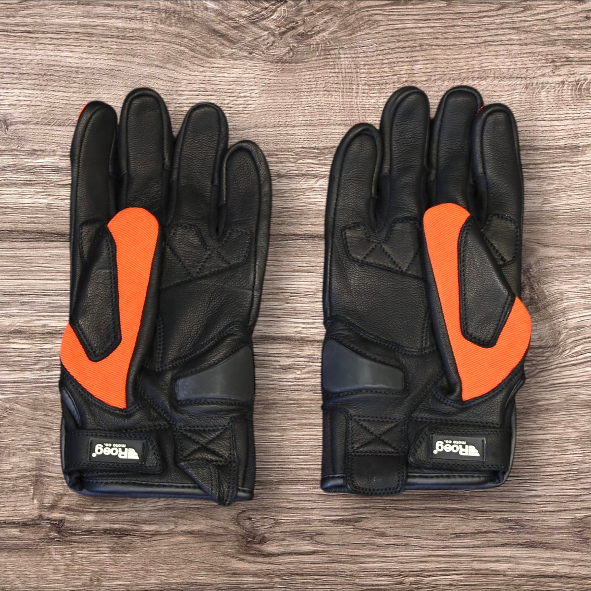 Roeg ローグ テキスタイルグローブ ”FNGR textile glove orange”【オレンジ/ブラック】