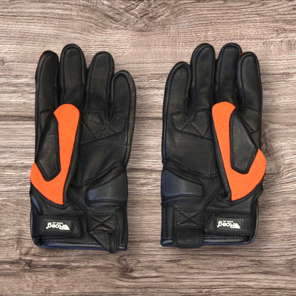 Roeg ローグ テキスタイルグローブ ”FNGR textile glove orange”【オレンジ/ブラック】