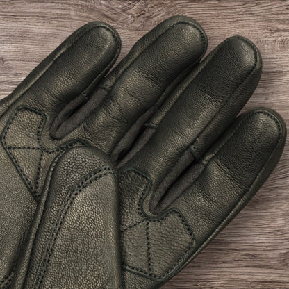 Roeg ローグ オールレザーグローブ　”FNGR all-leather glove” 【ブラック】