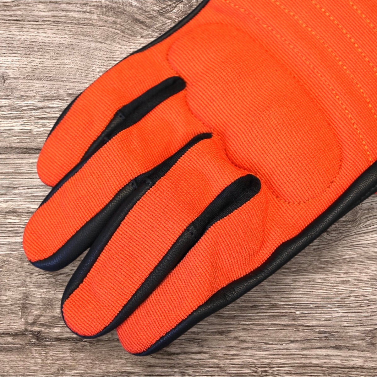 Roeg ローグ テキスタイルグローブ ”FNGR textile glove orange”【オレンジ/ブラック】