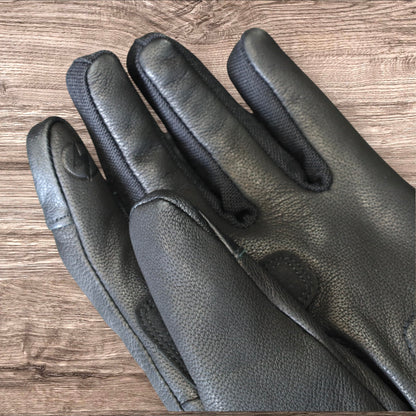 秋冬向け 防水レザーグローブ "Nelson D3O Hydro Glove" 【ブラック】