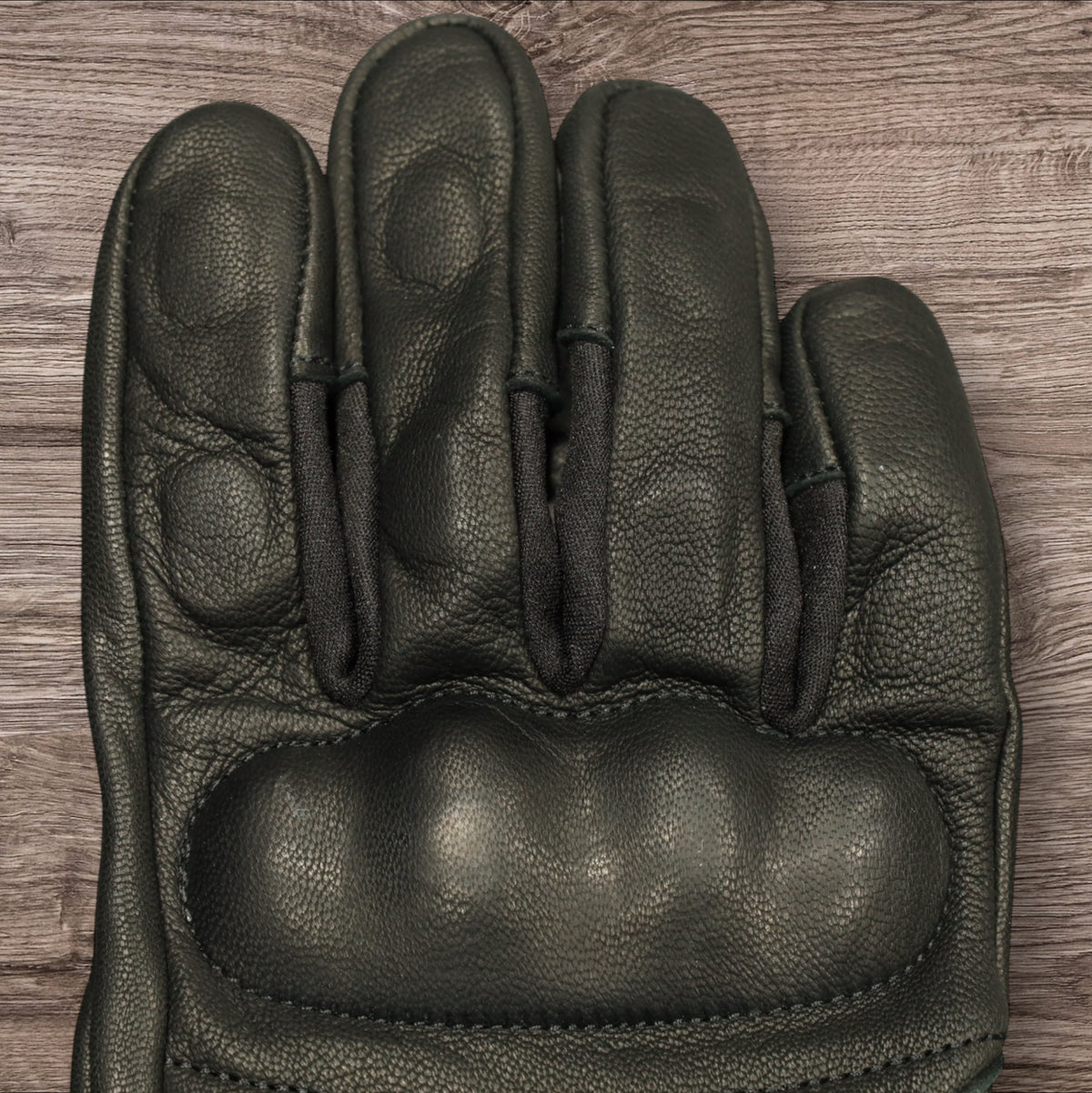 Roeg ローグ オールレザーグローブ　”FNGR all-leather glove” 【ブラック】