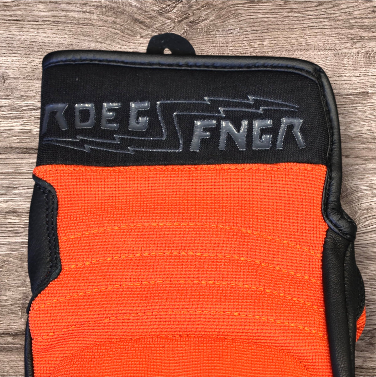 Roeg ローグ テキスタイルグローブ ”FNGR textile glove orange”【オレンジ/ブラック】