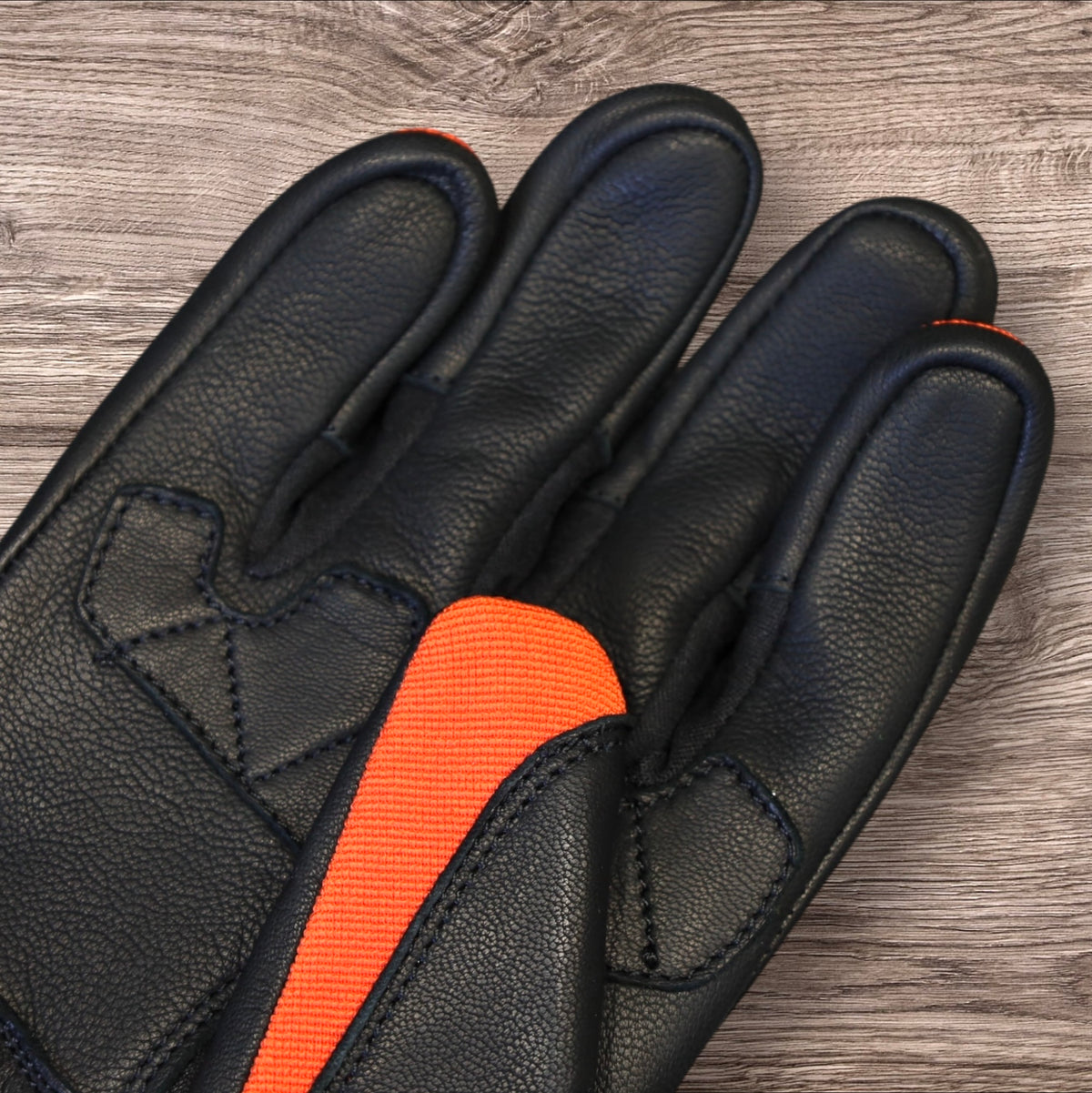 Roeg ローグ テキスタイルグローブ ”FNGR textile glove orange”【オレンジ/ブラック】