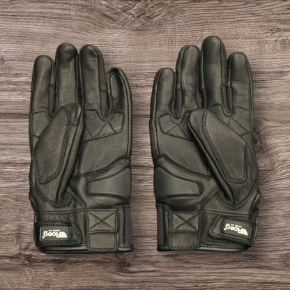 Roeg ローグ オールレザーグローブ　”FNGR all-leather glove” 【ブラック】