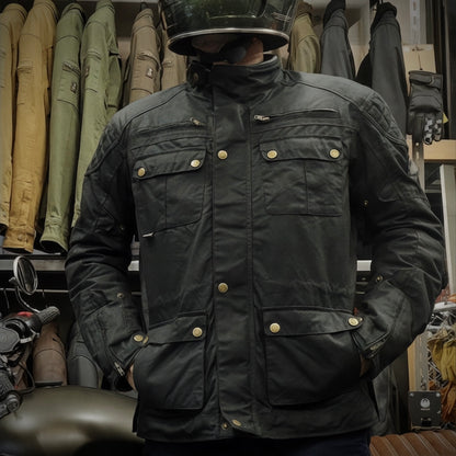 防寒最強 ワックスコットンジャケット "Yoxall II Waxed Cotton Jacket" 【ブラック】