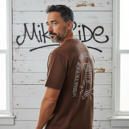 Roeg（ローグ）半袖Tシャツ "Ryder t-shirt" 【ブラウン】
