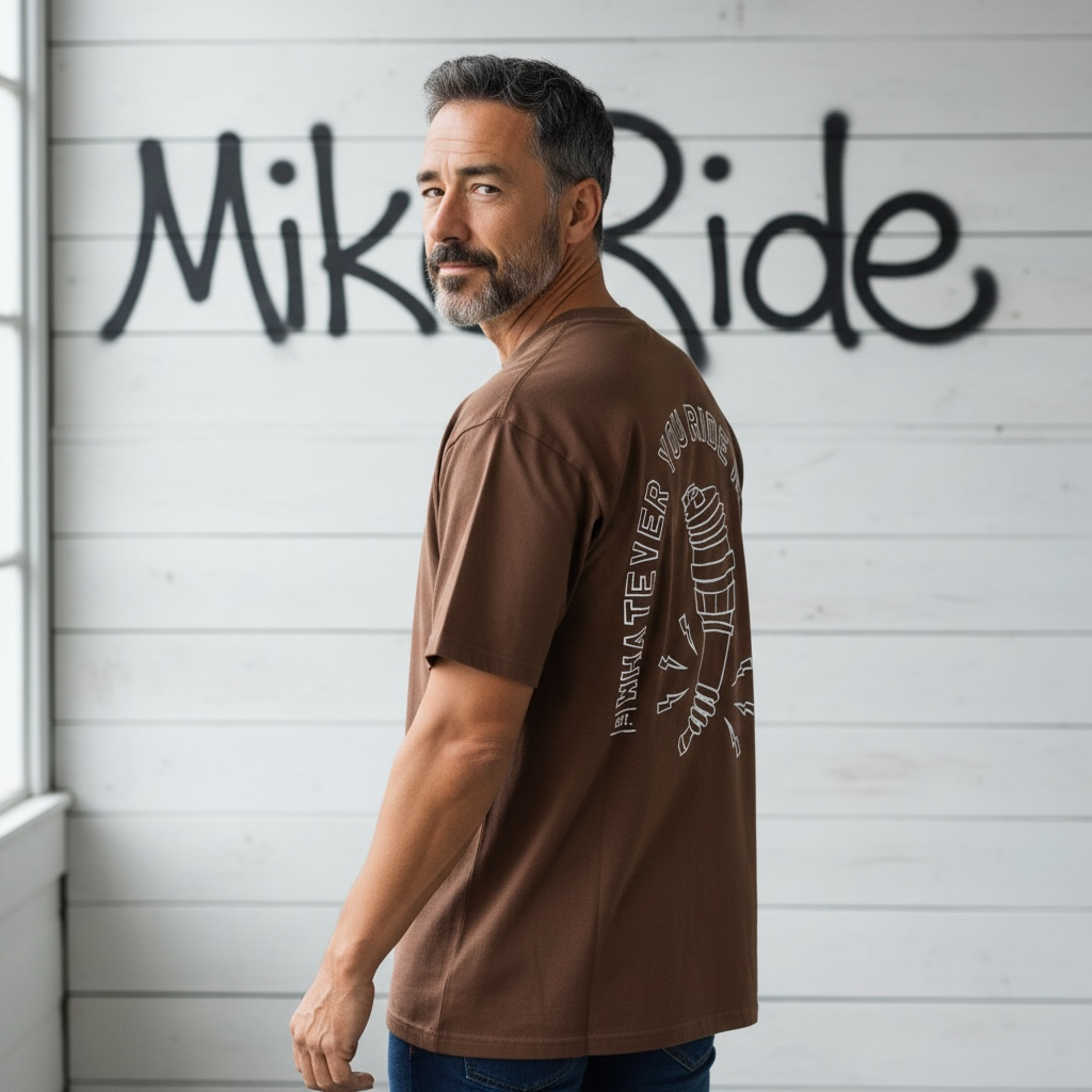 Roeg（ローグ）半袖Tシャツ "Ryder t-shirt" 【ブラウン】