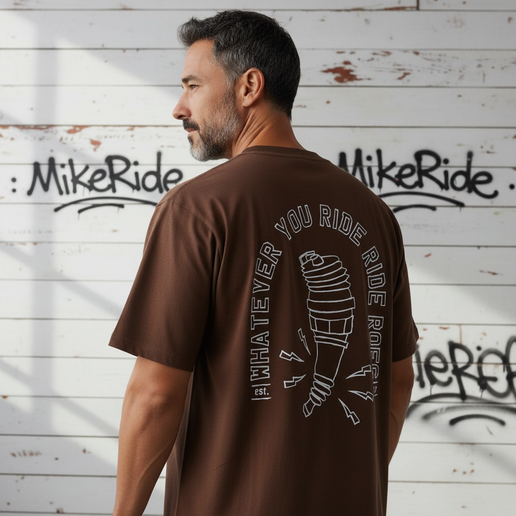 Roeg（ローグ）半袖Tシャツ "Ryder t-shirt" 【ブラウン】