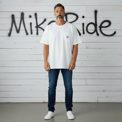 Roeg（ローグ）半袖Tシャツ "Kane plain t-shirt" 【ホワイト】