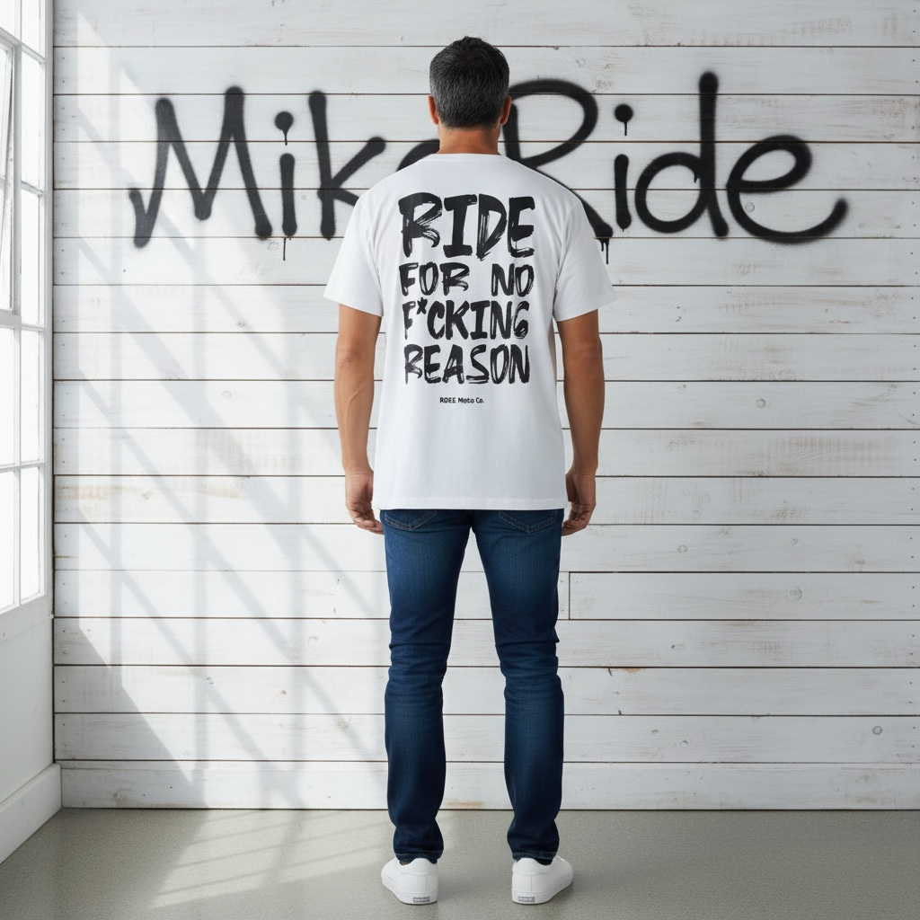 Roeg（ローグ）半袖Tシャツ "Kane plain t-shirt" 【ホワイト】