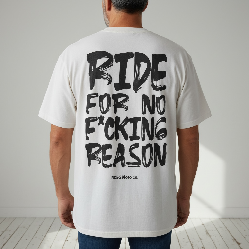 Roeg（ローグ）半袖Tシャツ "Kane plain t-shirt" 【ホワイト】