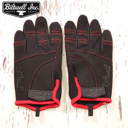 BIltwell ビルトウェル テキスタイルグローブ "Moto Gloves" 【ブラック/レッド】