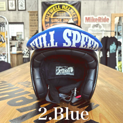 【13 1/2 サーティーアンドアハーフ】"Scum helmet peak" バイザー 4色