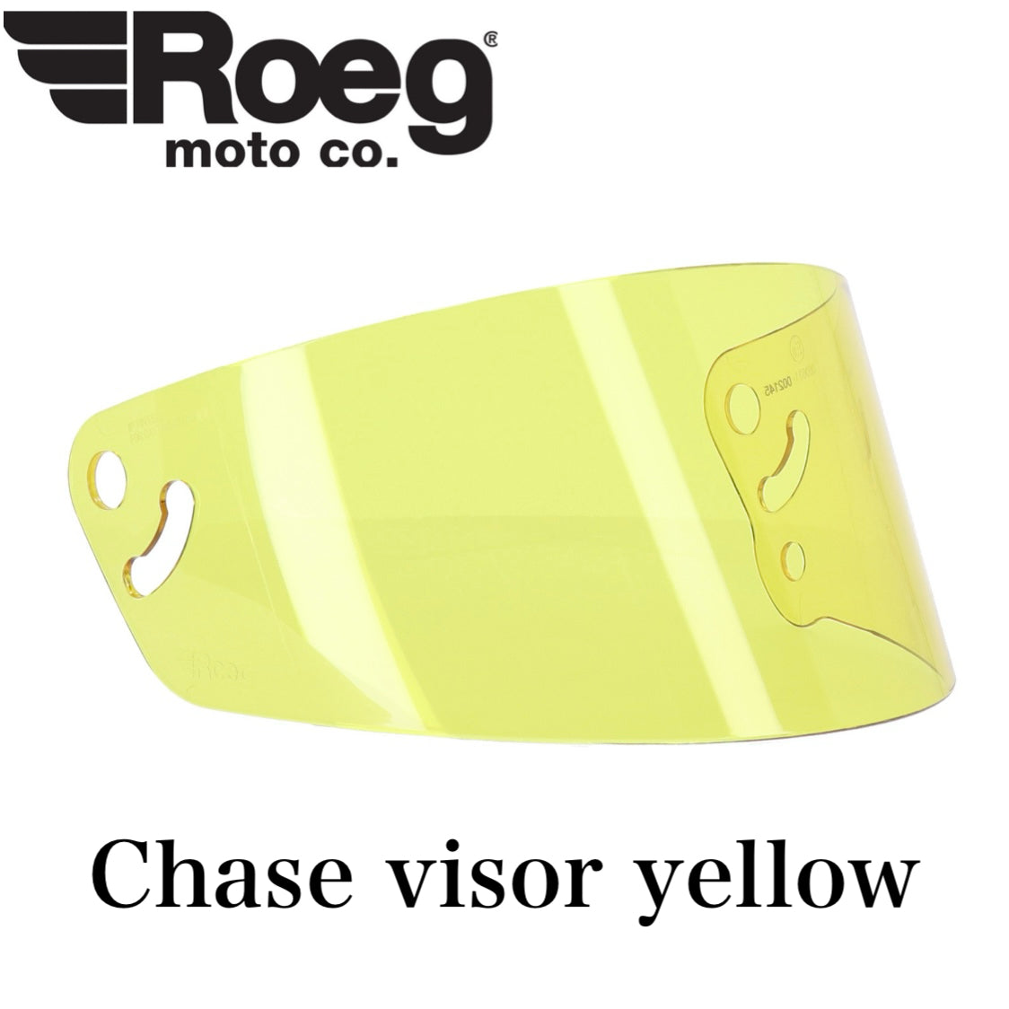 Roeg ローグ フルフェイスヘルメット "CHASE" 専用シールド 【イエロー】