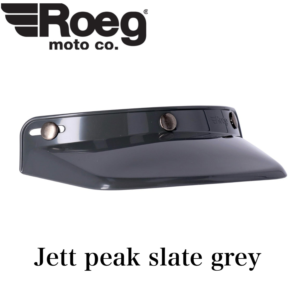Roeg ローグ バイザー "Jett peak" 　【グレー】