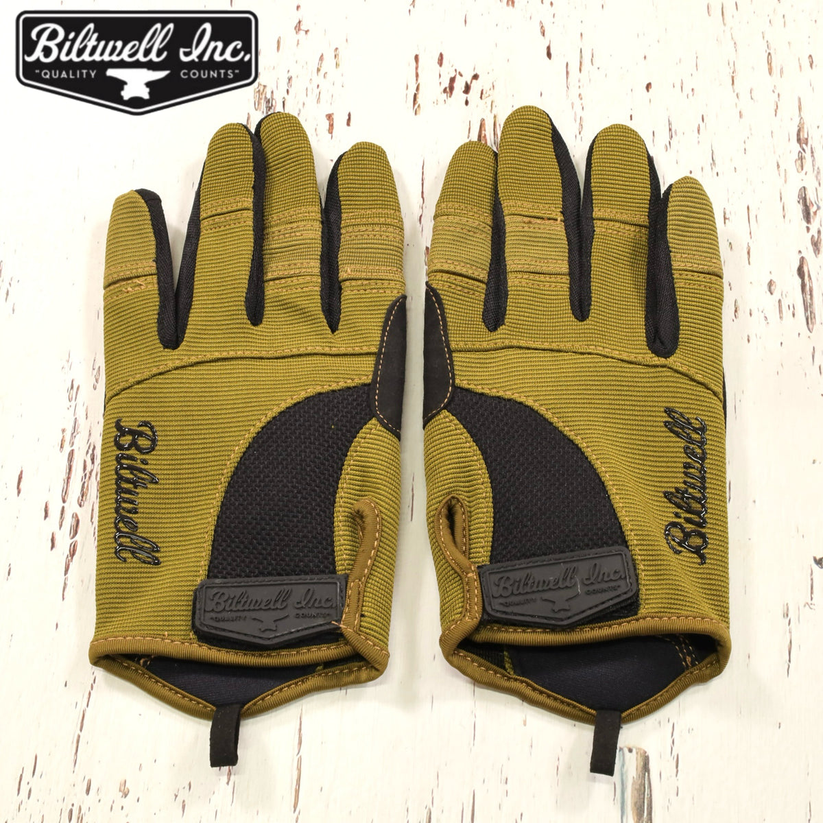 BIltwell ビルトウェル テキスタイルグローブ "Moto Gloves" 【オリーブ/ブラック】