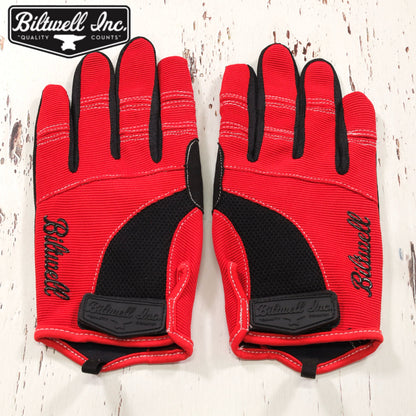 BIltwell ビルトウェル テキスタイルグローブ "Moto Gloves" 【レッド】