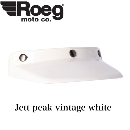 Roeg ローグ バイザー "Jett peak" 　【ヴィンテージホワイト】